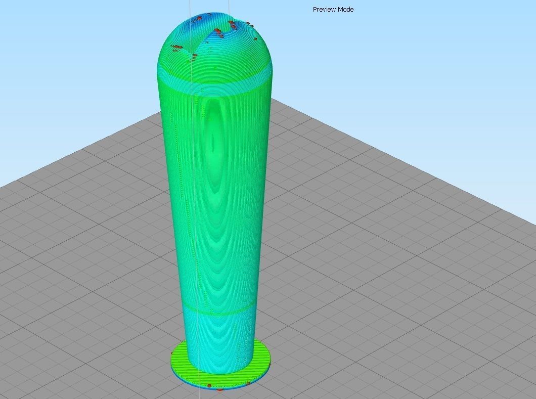 BEER TAP HANDLE BASE ENCASTRABLE with GRAPHIC CUSTOMIZABLE 3D model