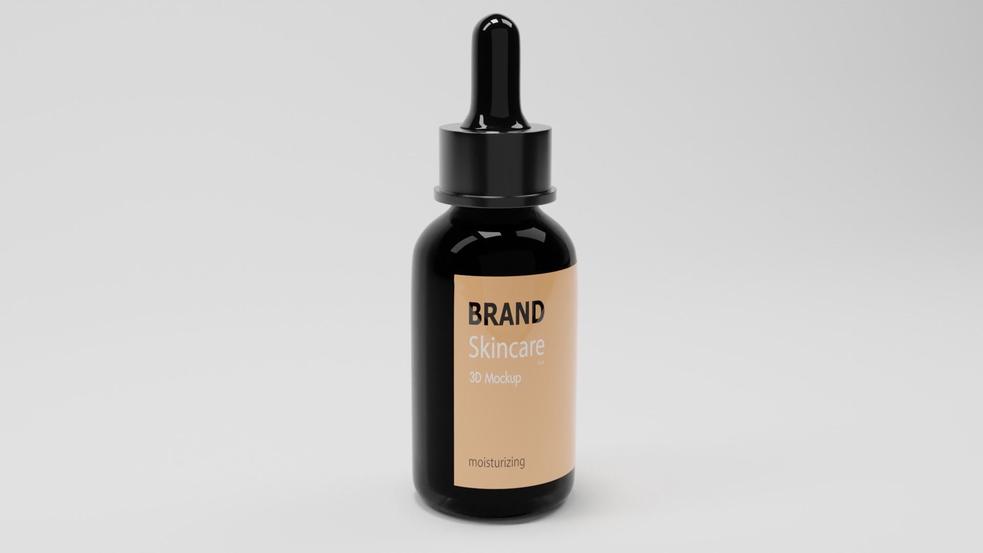 Serum bottle 3D model CGTrader