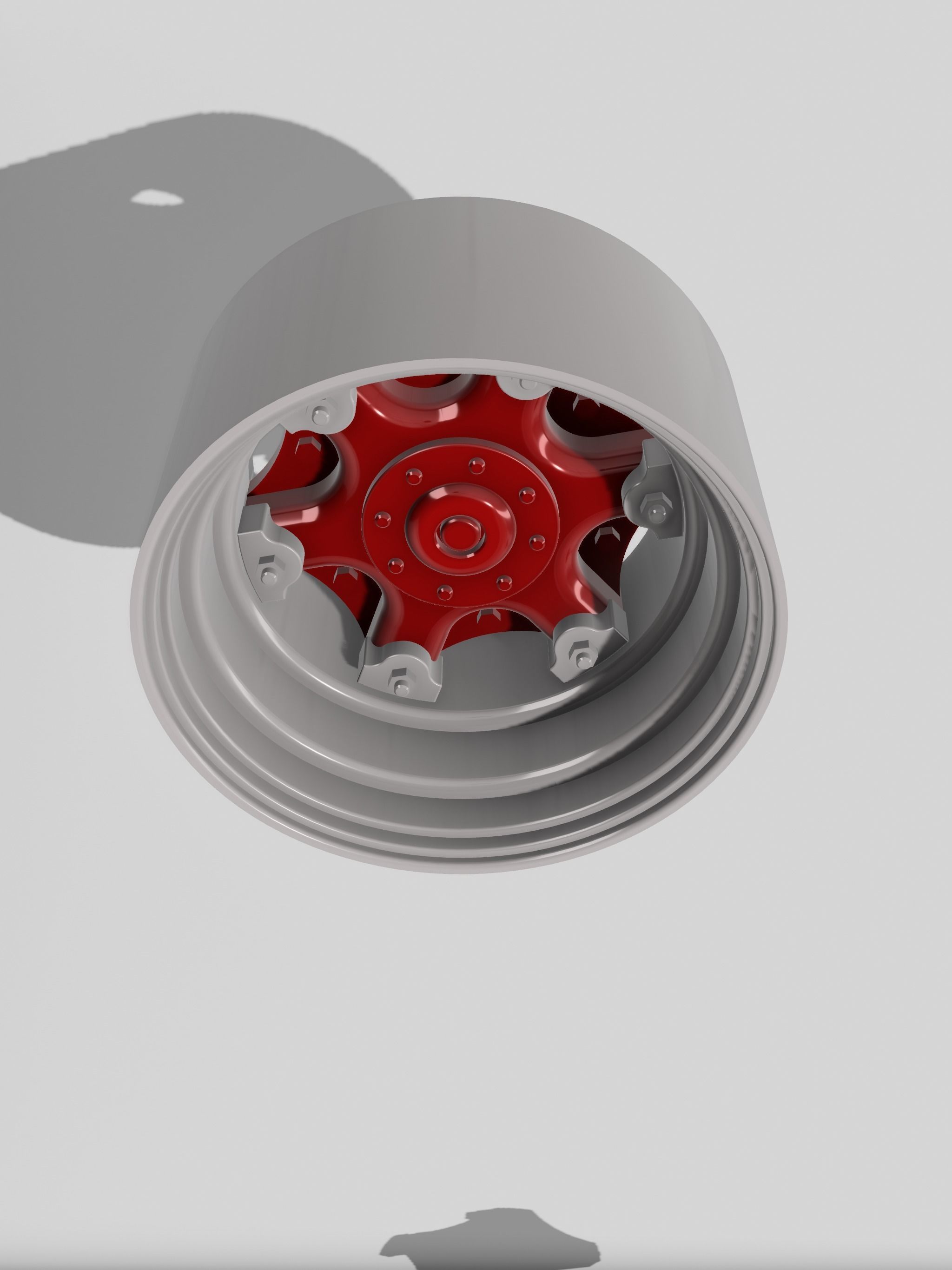 BIG RIG Dayton Split Rim 6 spokes Classic Mack Truck 3D model 3D ...