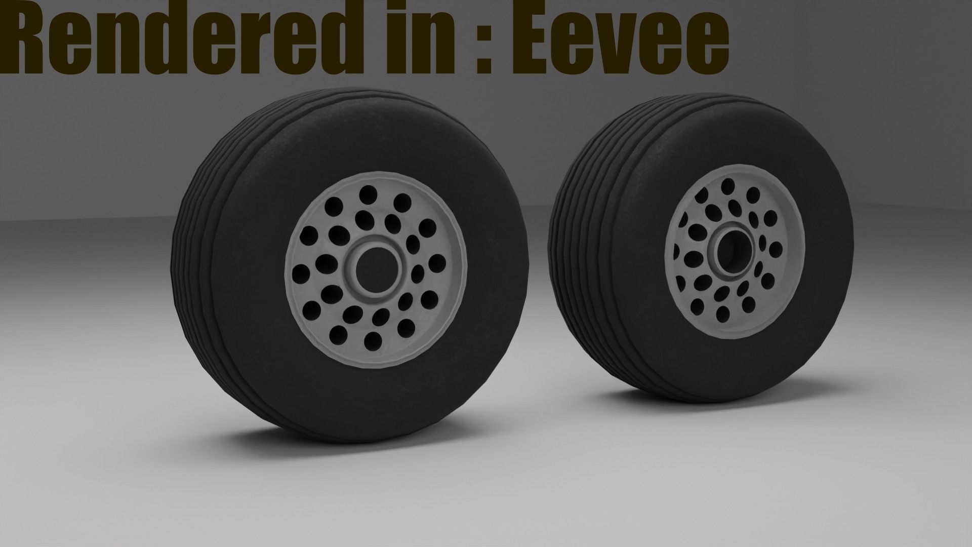3D model Aircraft Tire for Eevee and Cycles VR / AR / lowpoly CGTrader