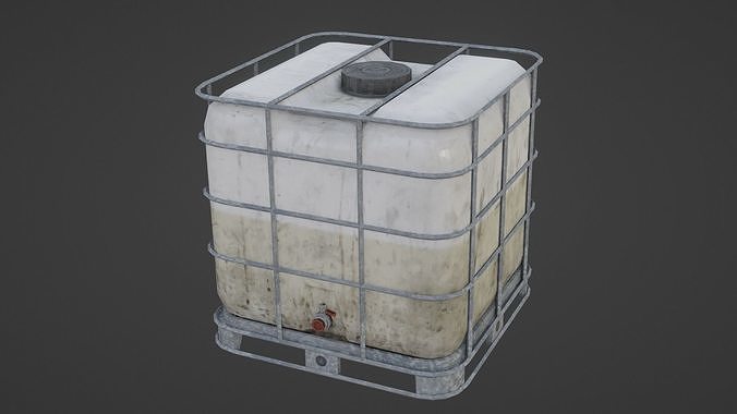 ibc water tank Low-poly 3D model