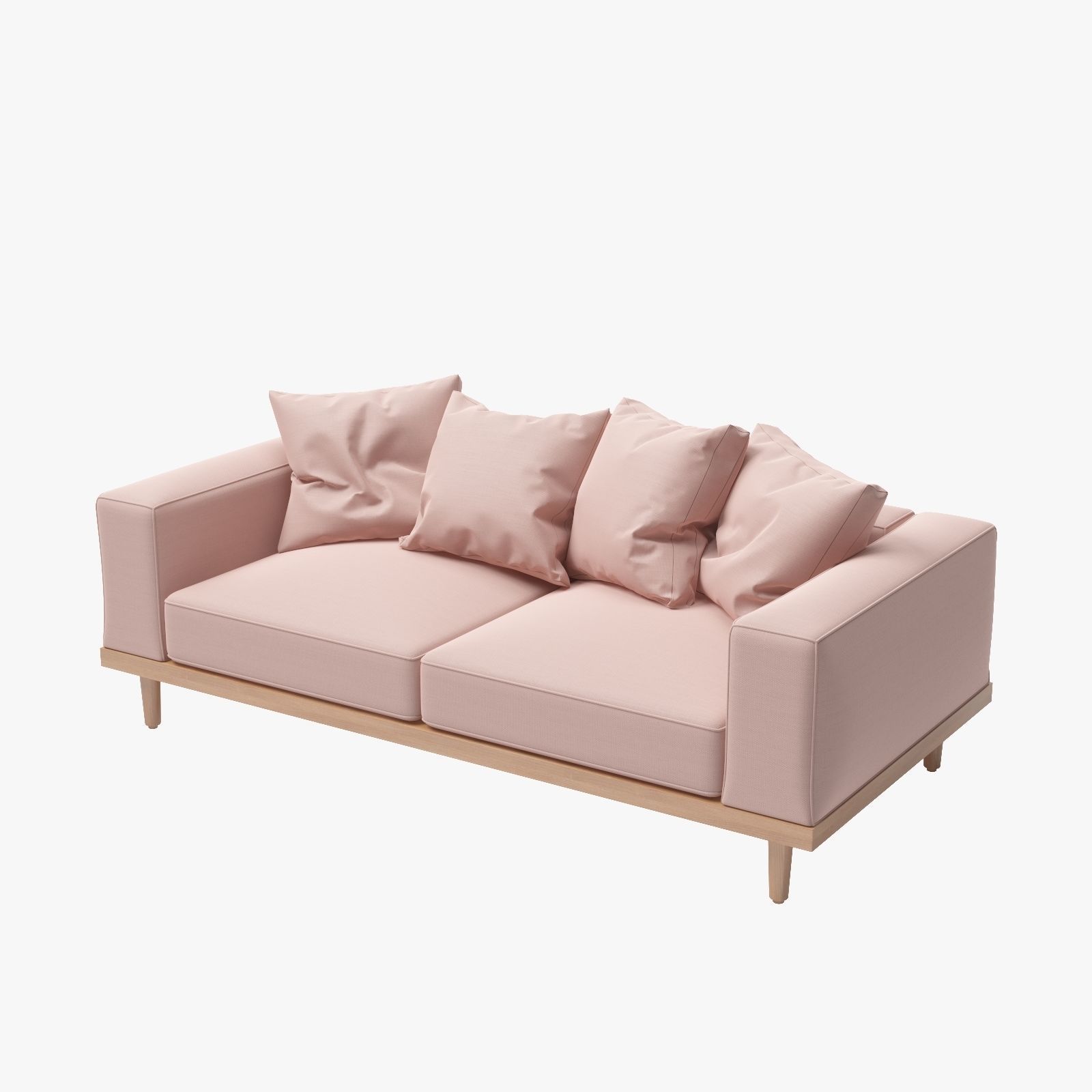 West Elm Newport sofa 3D model CGTrader