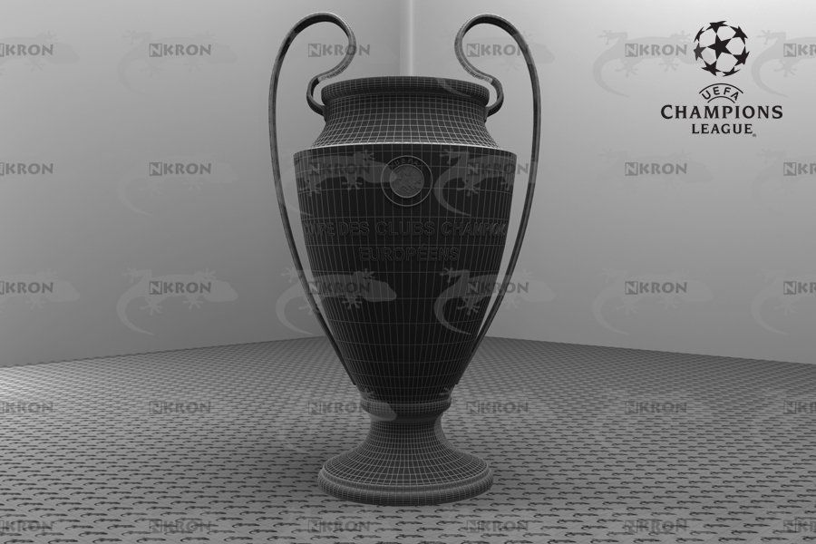 3D model Champions League Cup COUPE DES CLUBS CHAMPIONS EUROPEENS VR