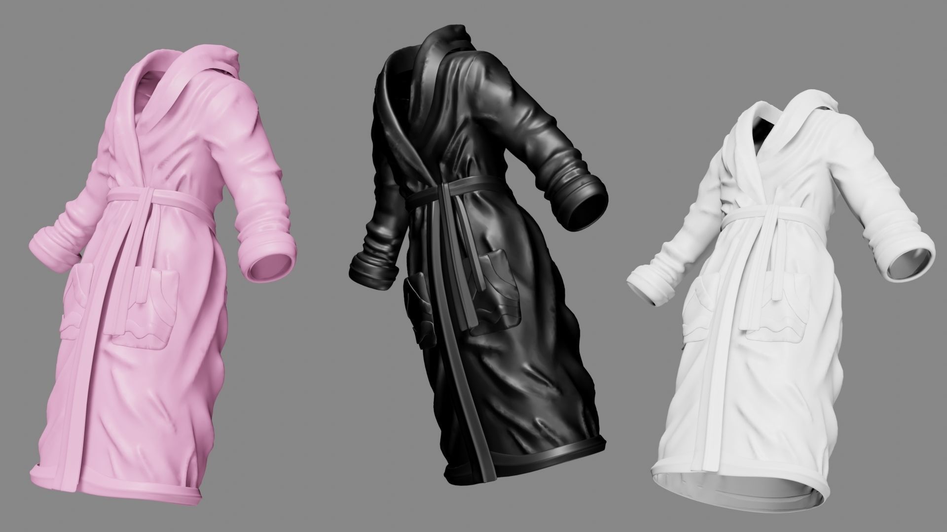 3D model Robe cloth VR / AR / low-poly | CGTrader