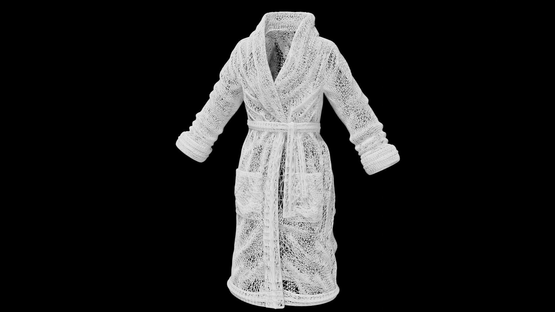 3D model Robe cloth VR / AR / low-poly | CGTrader