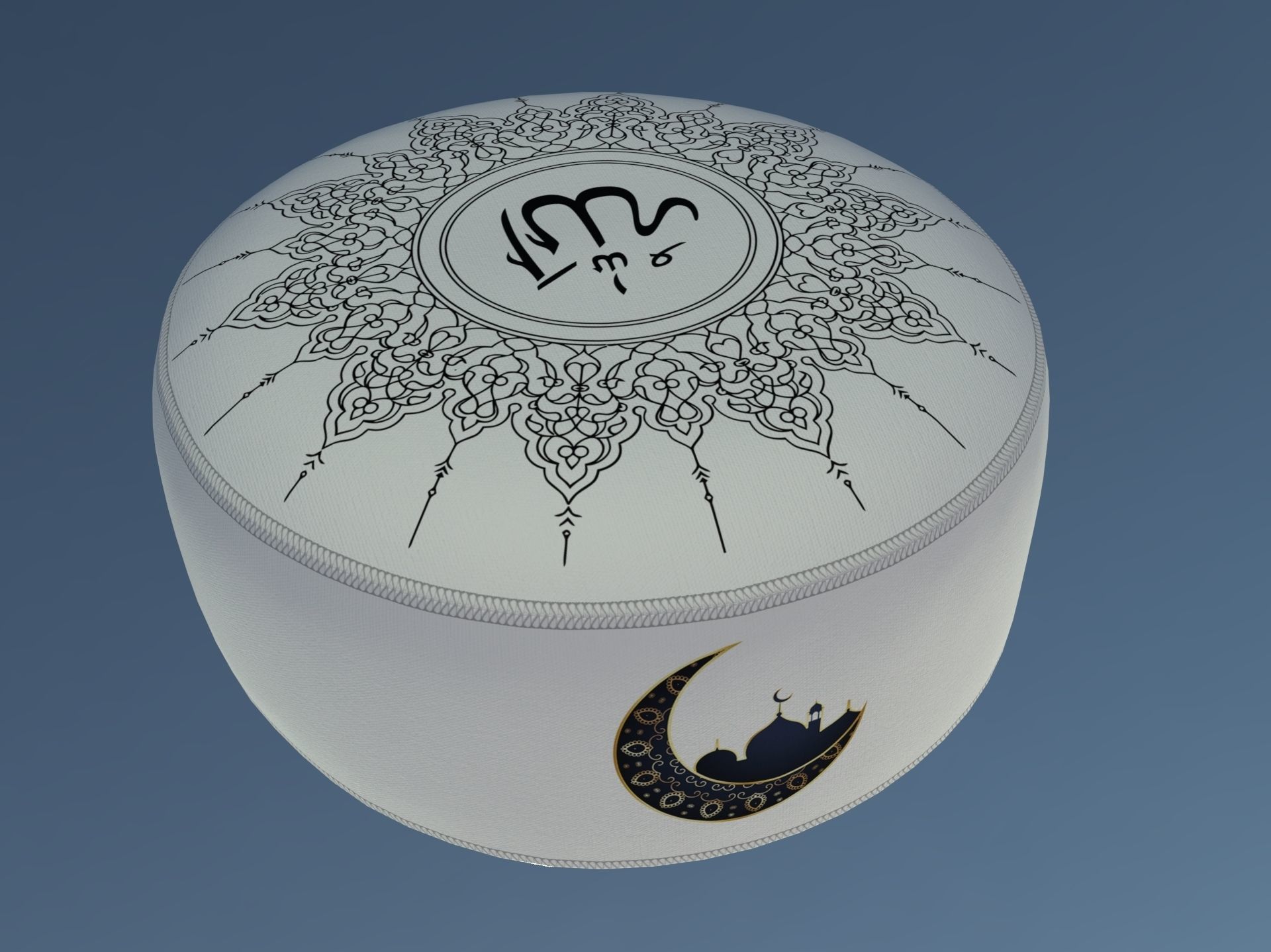 Islamic Cap Muslim Tupi free VR / AR / lowpoly 3D model CGTrader