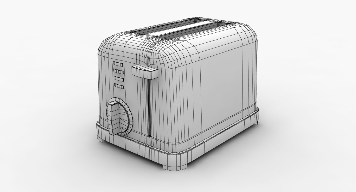 3D model Toaster Cuisinart CPT 160 VR / AR / lowpoly CGTrader