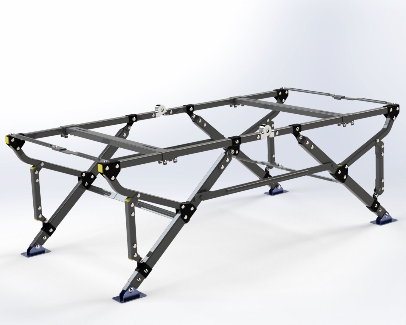 Folding Frame Stand 3D model CGTrader