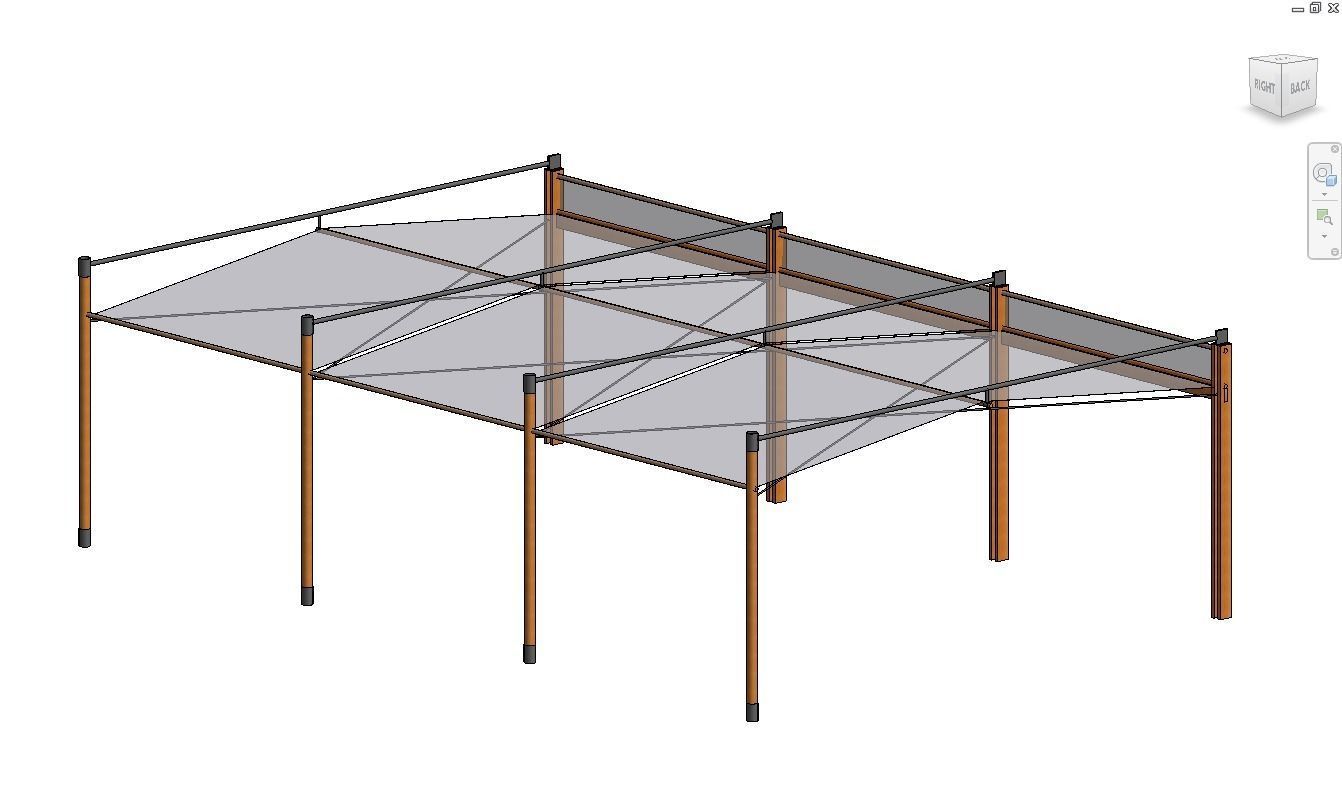 3D model Revit Family Canopy 01 VR / AR / lowpoly CGTrader