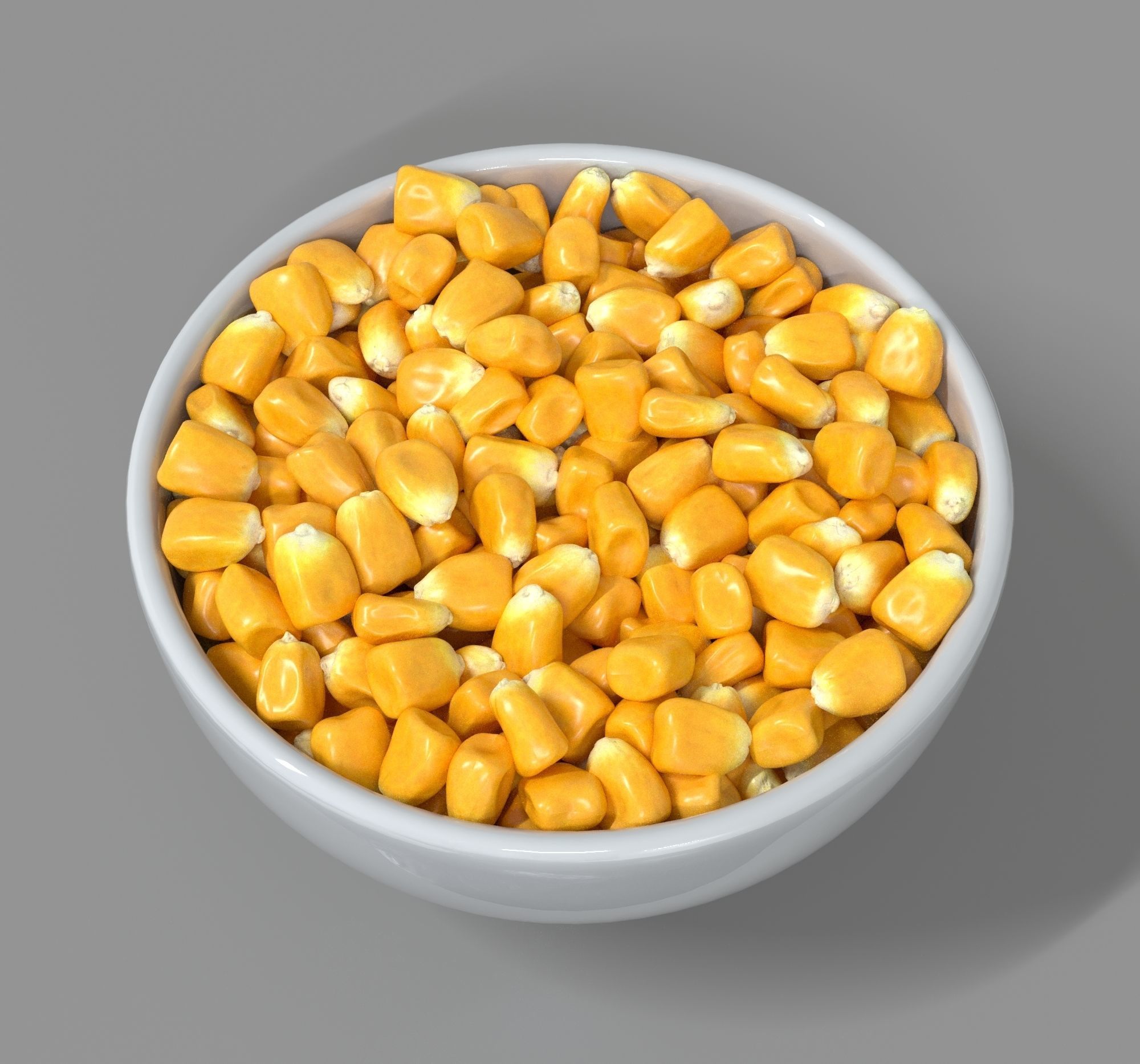 Corn kernel 3D model CGTrader