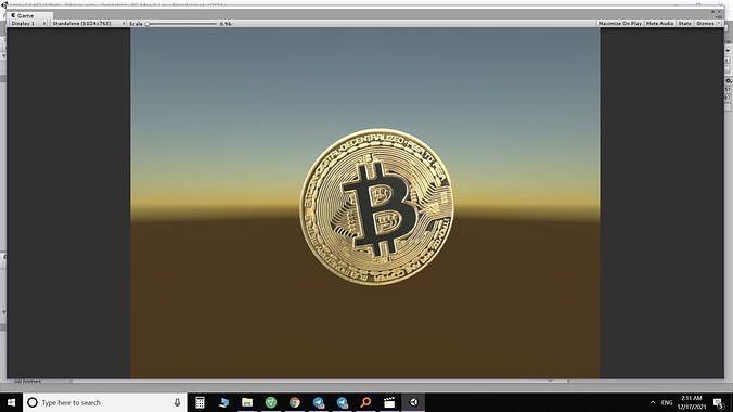 Bitcoin 3d model