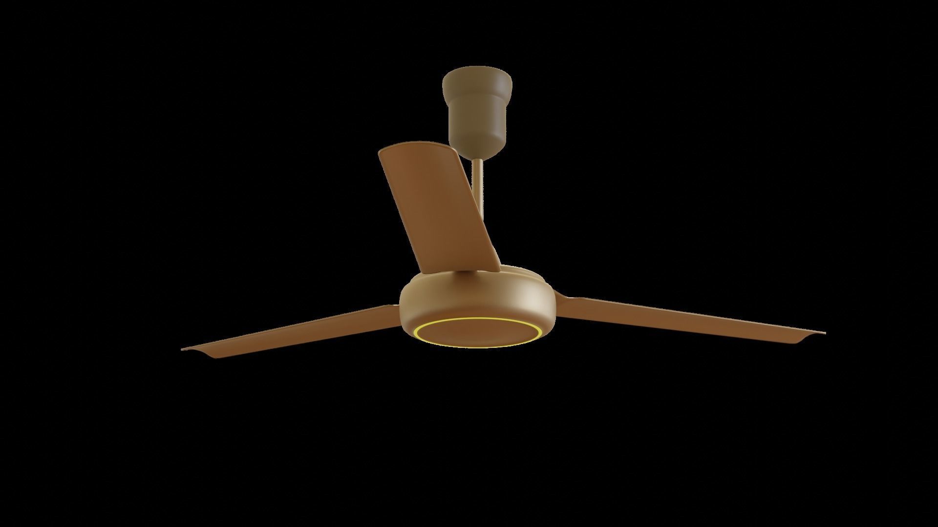 Low Poly Semi Realistic Fan Model 3D model | CGTrader