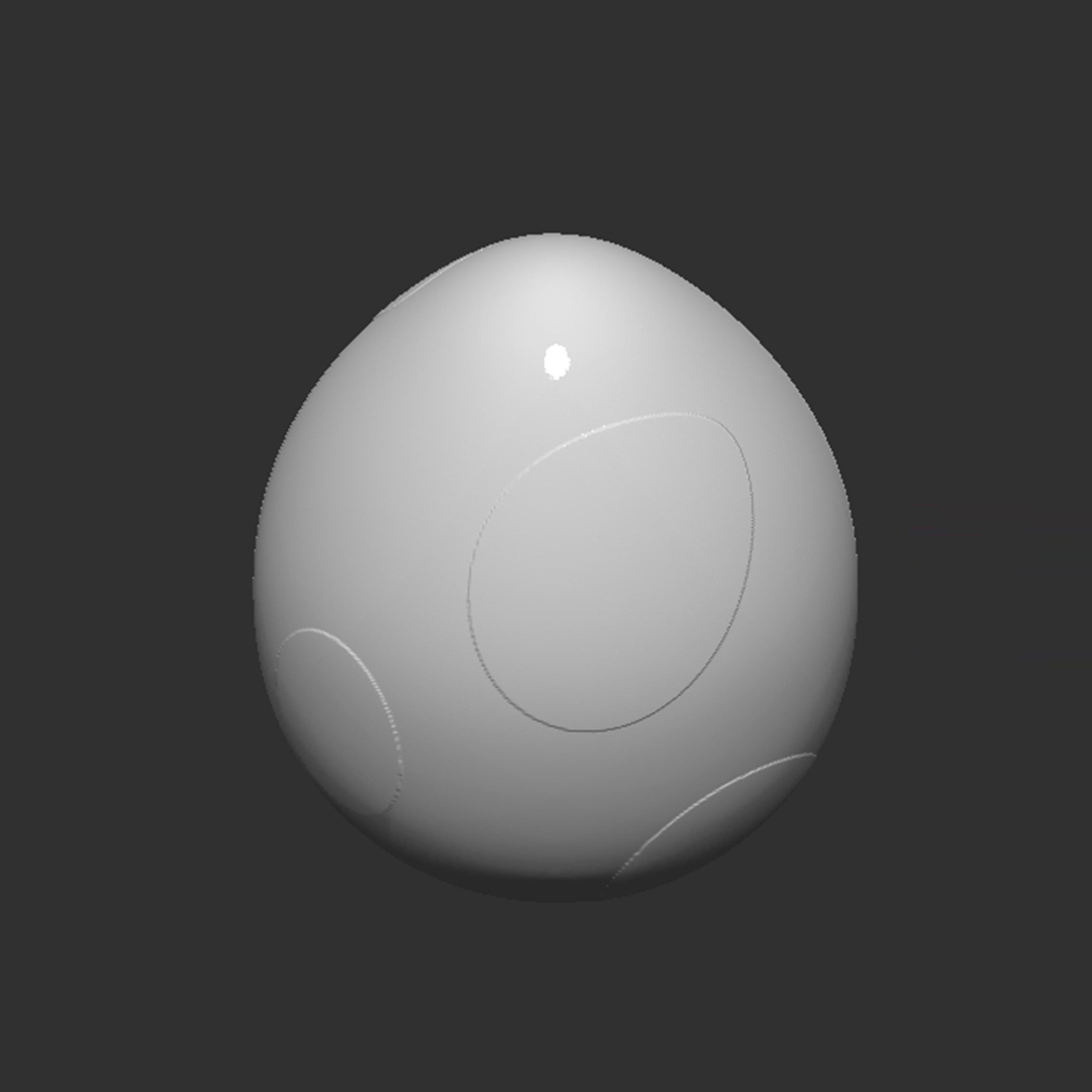 Yoshi Egg 3D model 3D printable | CGTrader