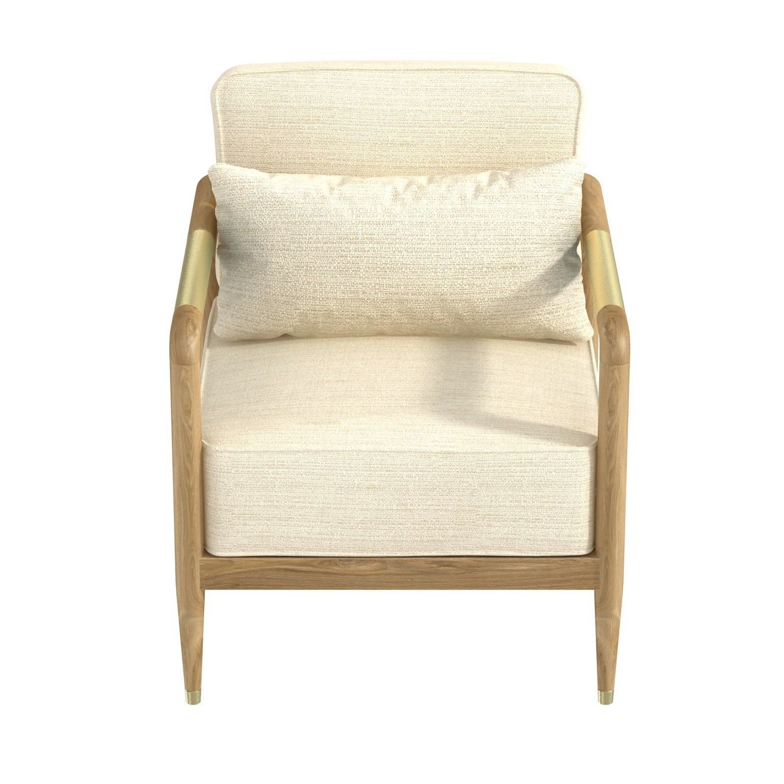 Brownstone Furniture Carson Beach Accent Chair luxe decor 3D model