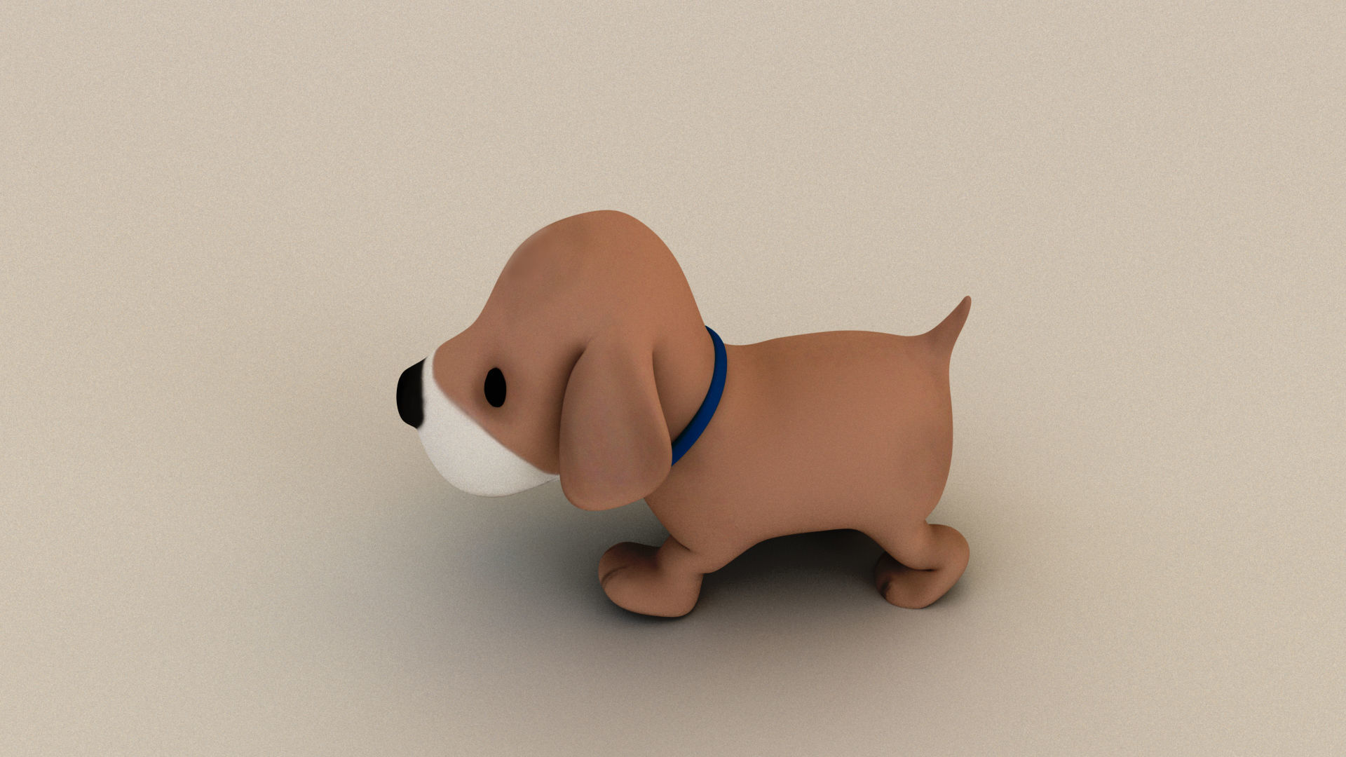 3D model cartoon dog rig and animate VR / AR / low-poly | CGTrader