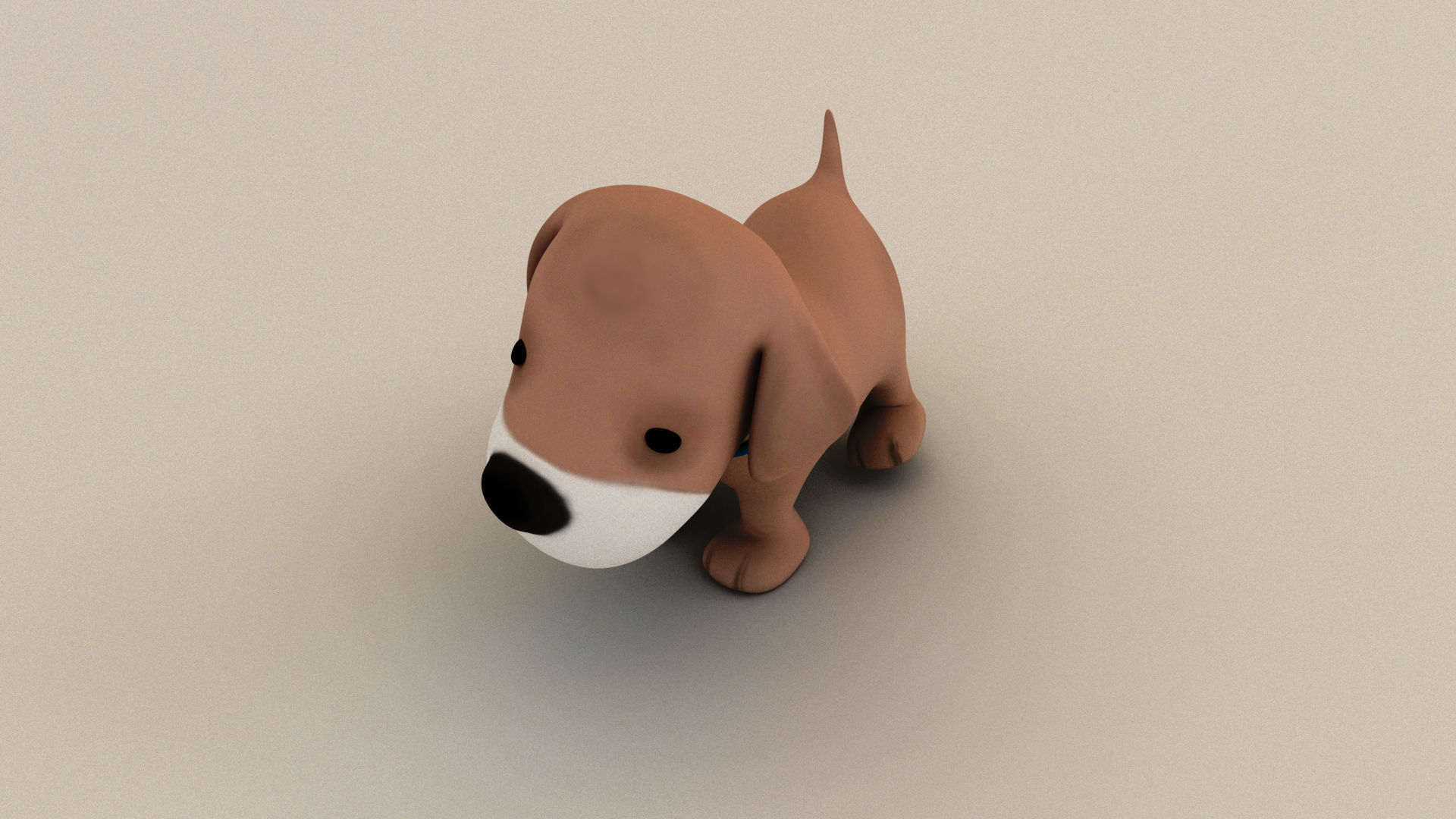 3D model cartoon dog rig and animate VR / AR / low-poly | CGTrader