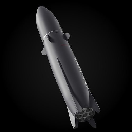Rocket Lab Neutron 3D model CGTrader