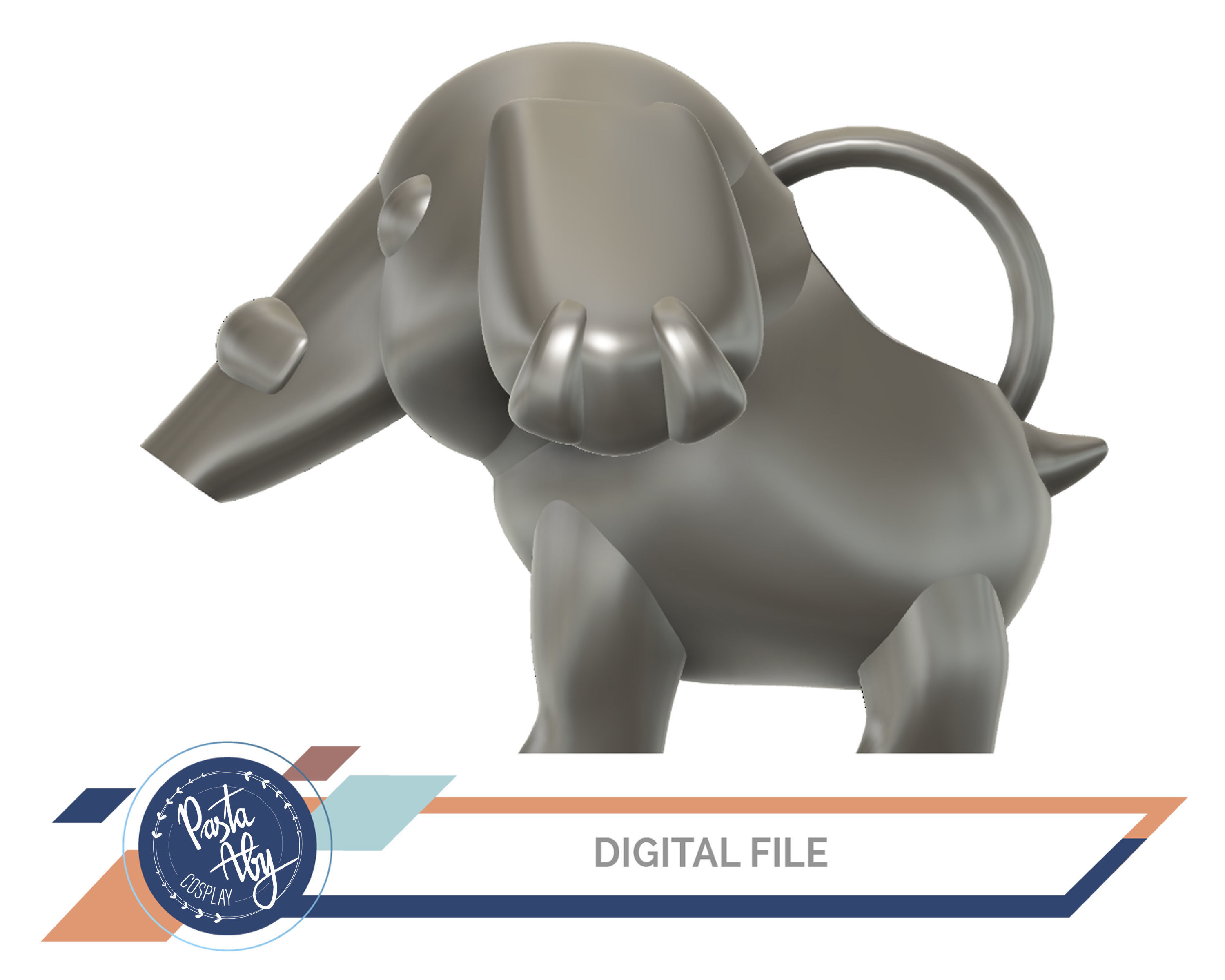 Pokemon Phanpy watering can 3D model 3D printable CGTrader