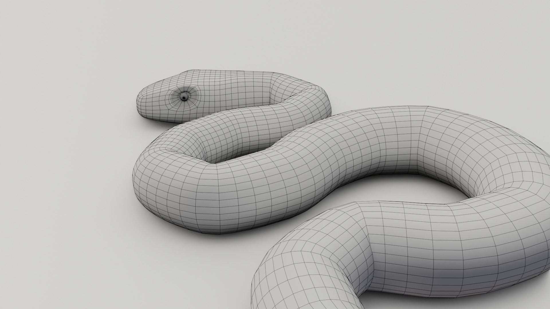 3D model Python Snake - Low Poly - Game Ready - PBR VR / AR / low-poly ...