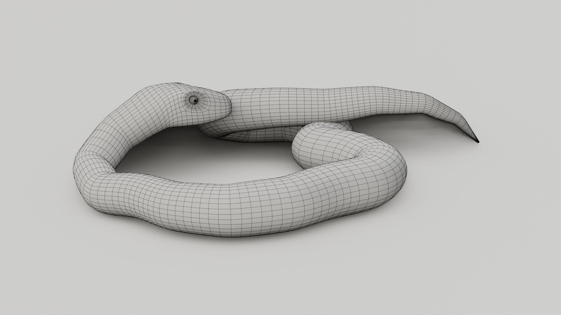 3D model Python Snake - Low Poly - Game Ready - PBR VR / AR / low-poly ...