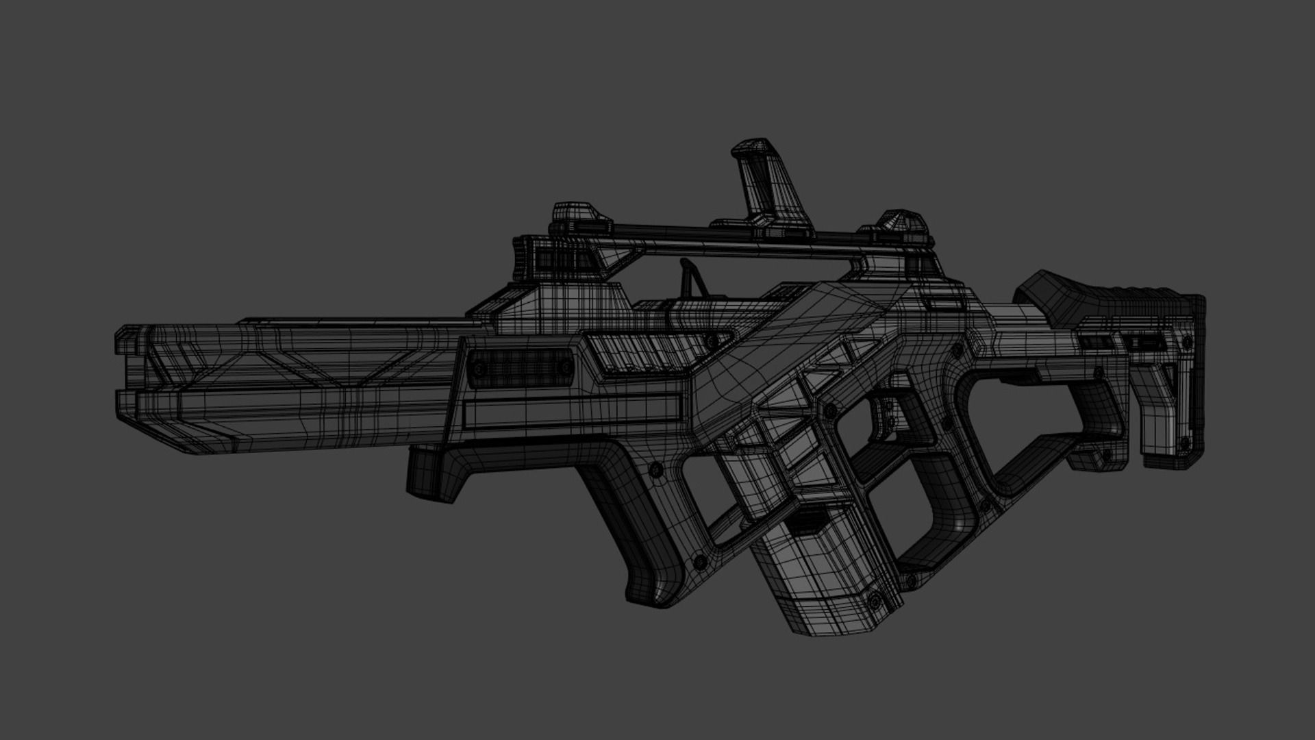SCANN Weapon Concept free VR / AR / low-poly 3D model | CGTrader