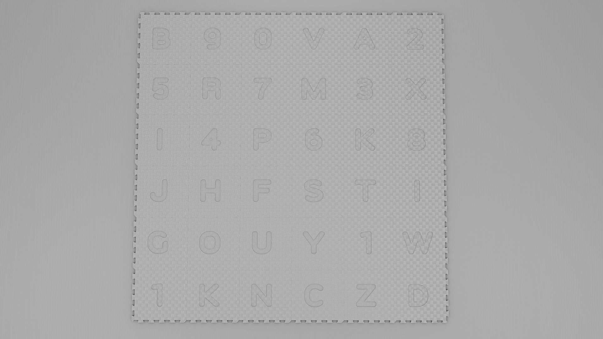 Foam mat 3D model rigged CGTrader