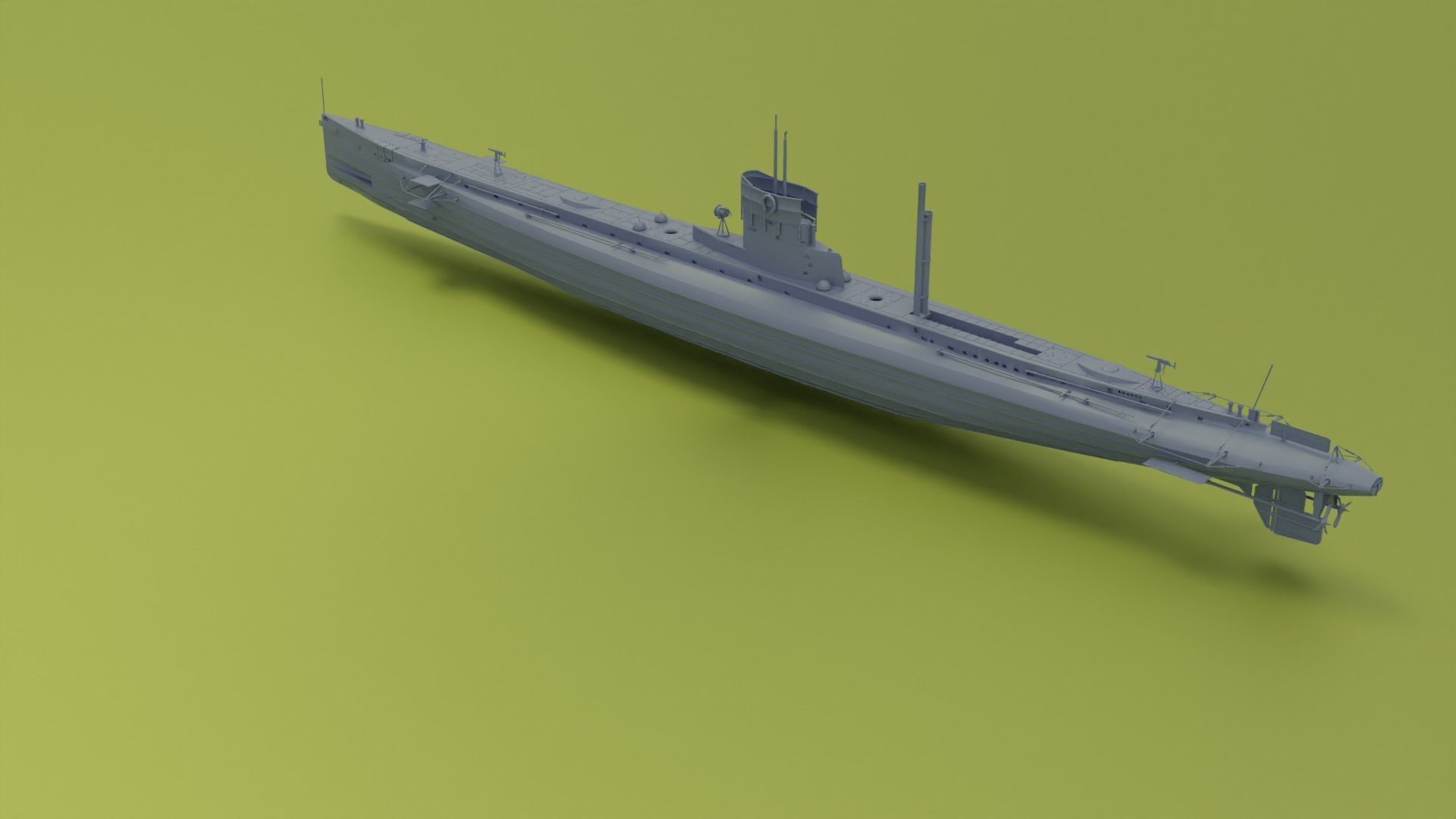 3D model SMS U9 U-boat VR / AR / low-poly | CGTrader