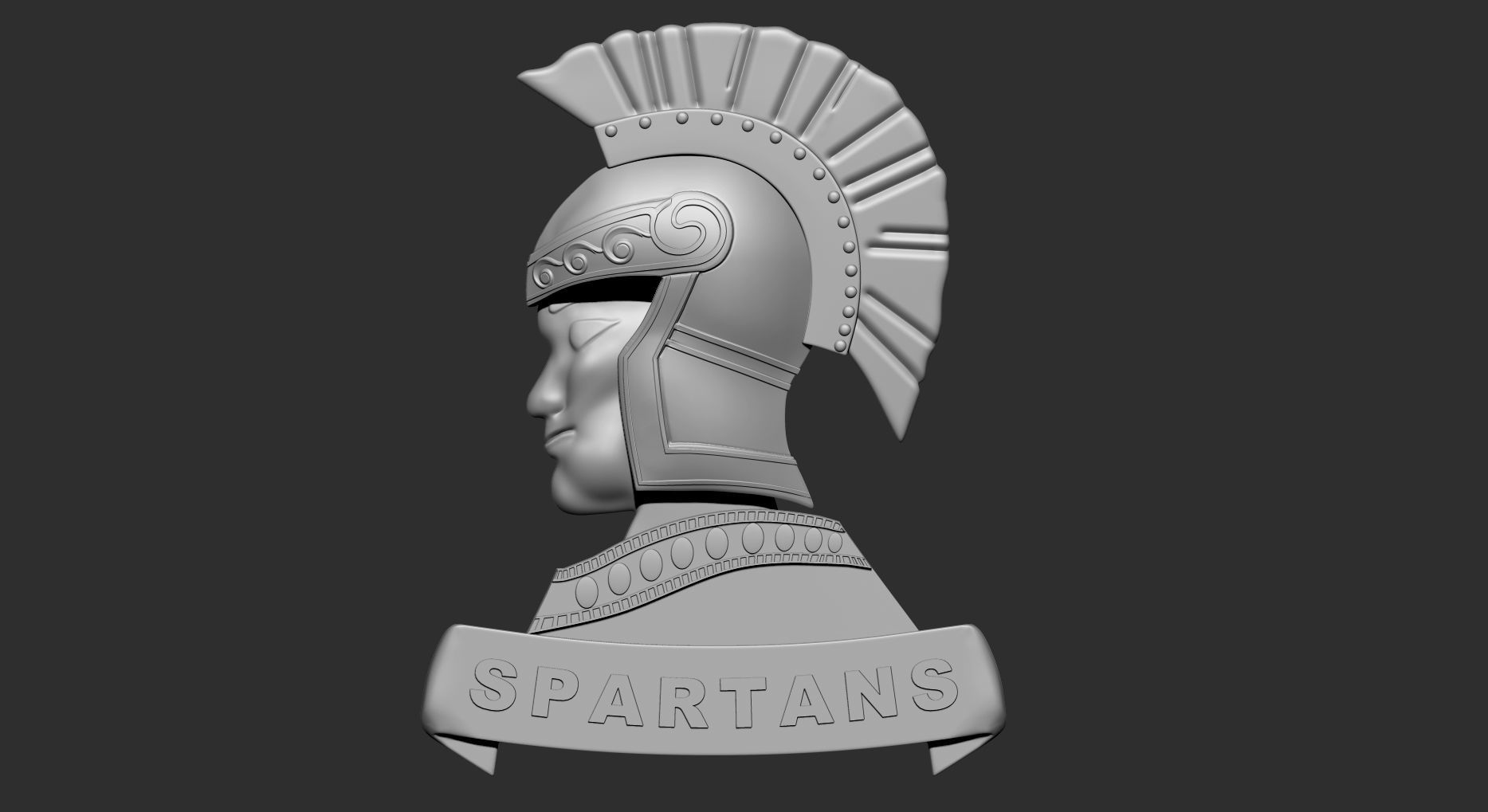 spartans helmet 3D model 3D printable | CGTrader