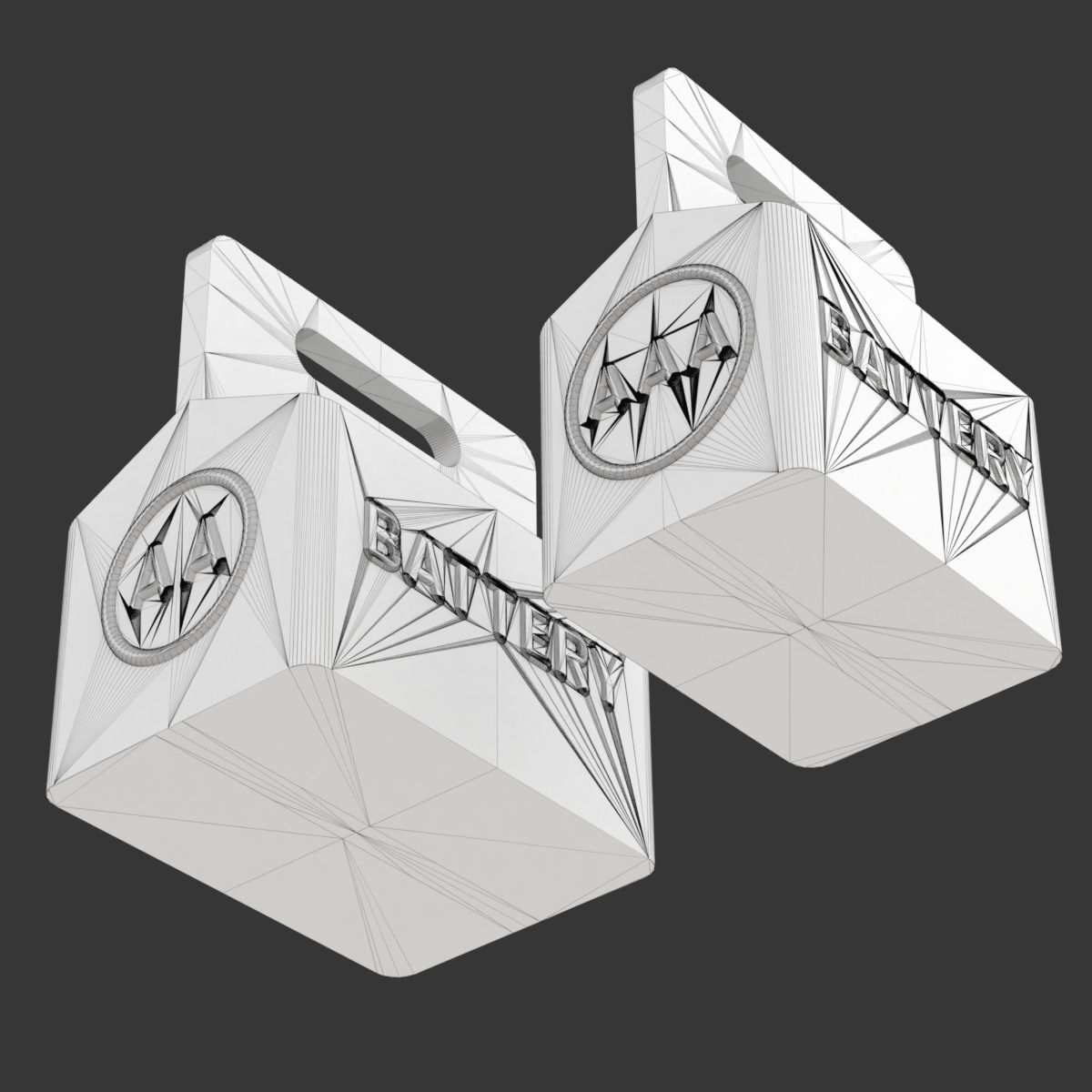 Printable Battery Holder 3D model 3D printable | CGTrader