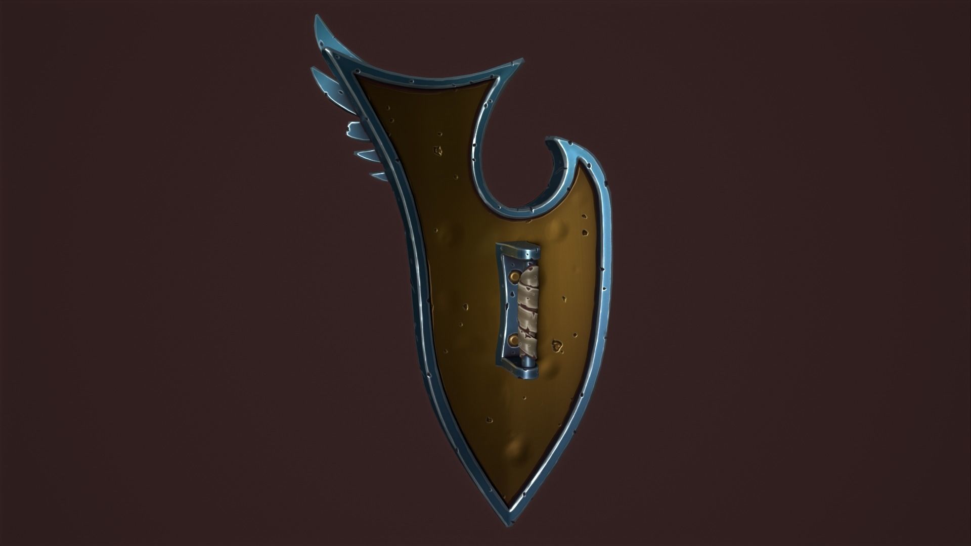 3D model Rune shield VR / AR / low-poly | CGTrader