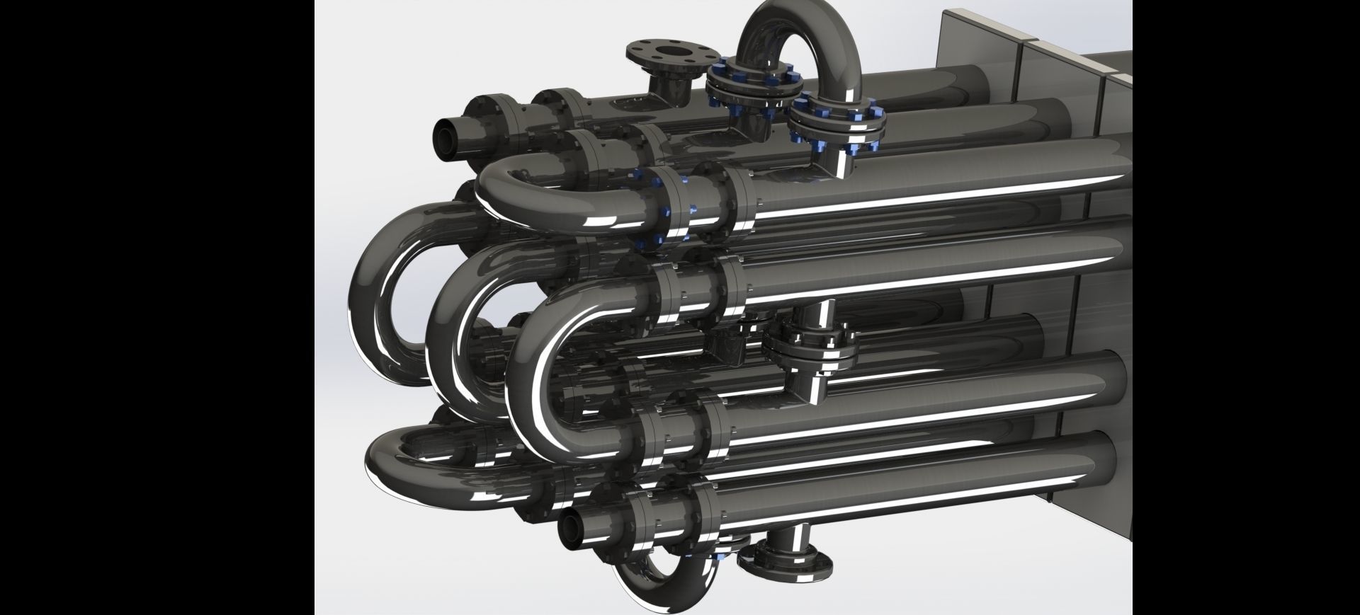 Double Pipe Heat Exchanger HAIRPIN 3D model CGTrader