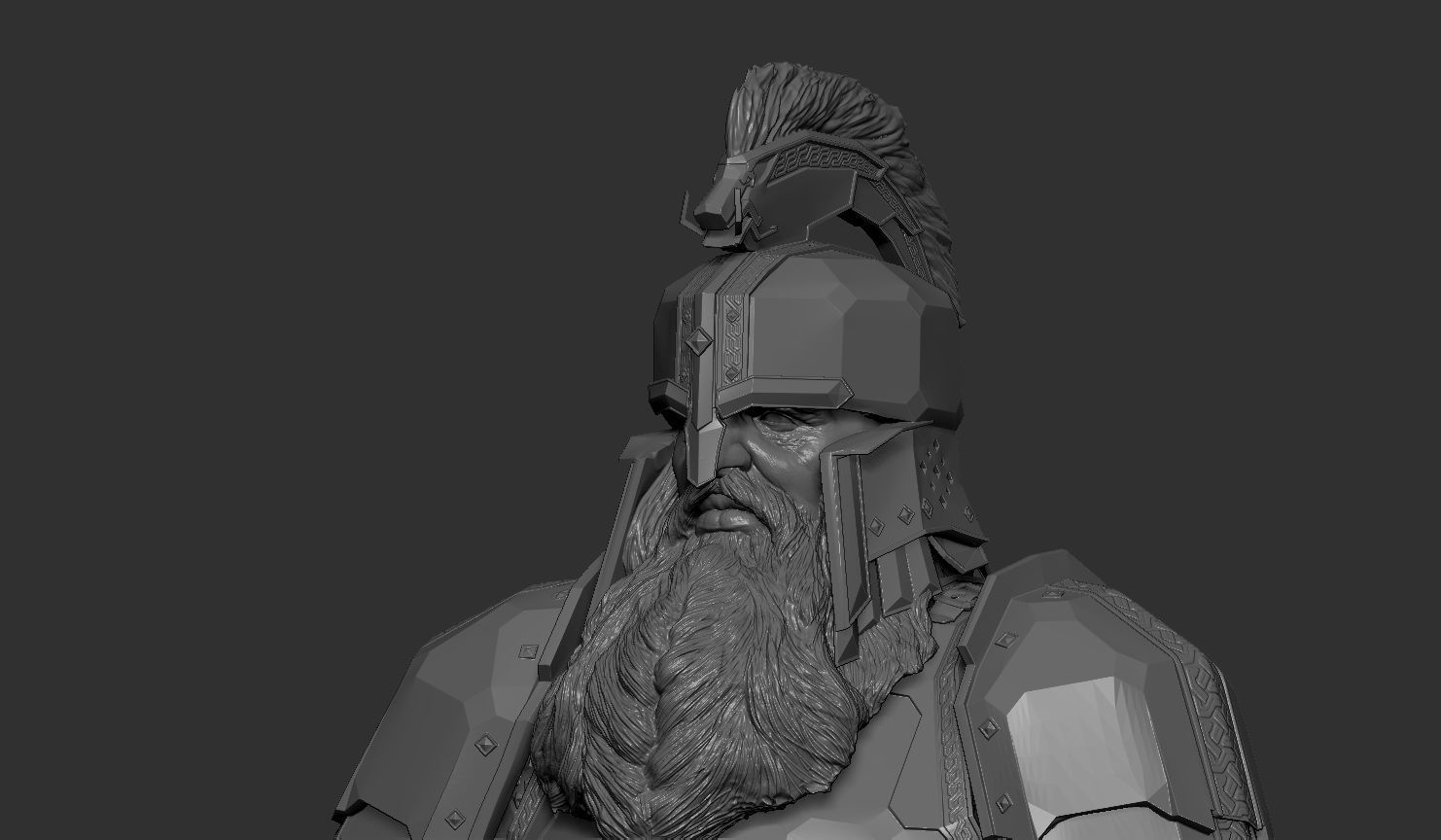 Iron Hill Dwarf Collectable Presupported 3D model 3D printable CGTrader