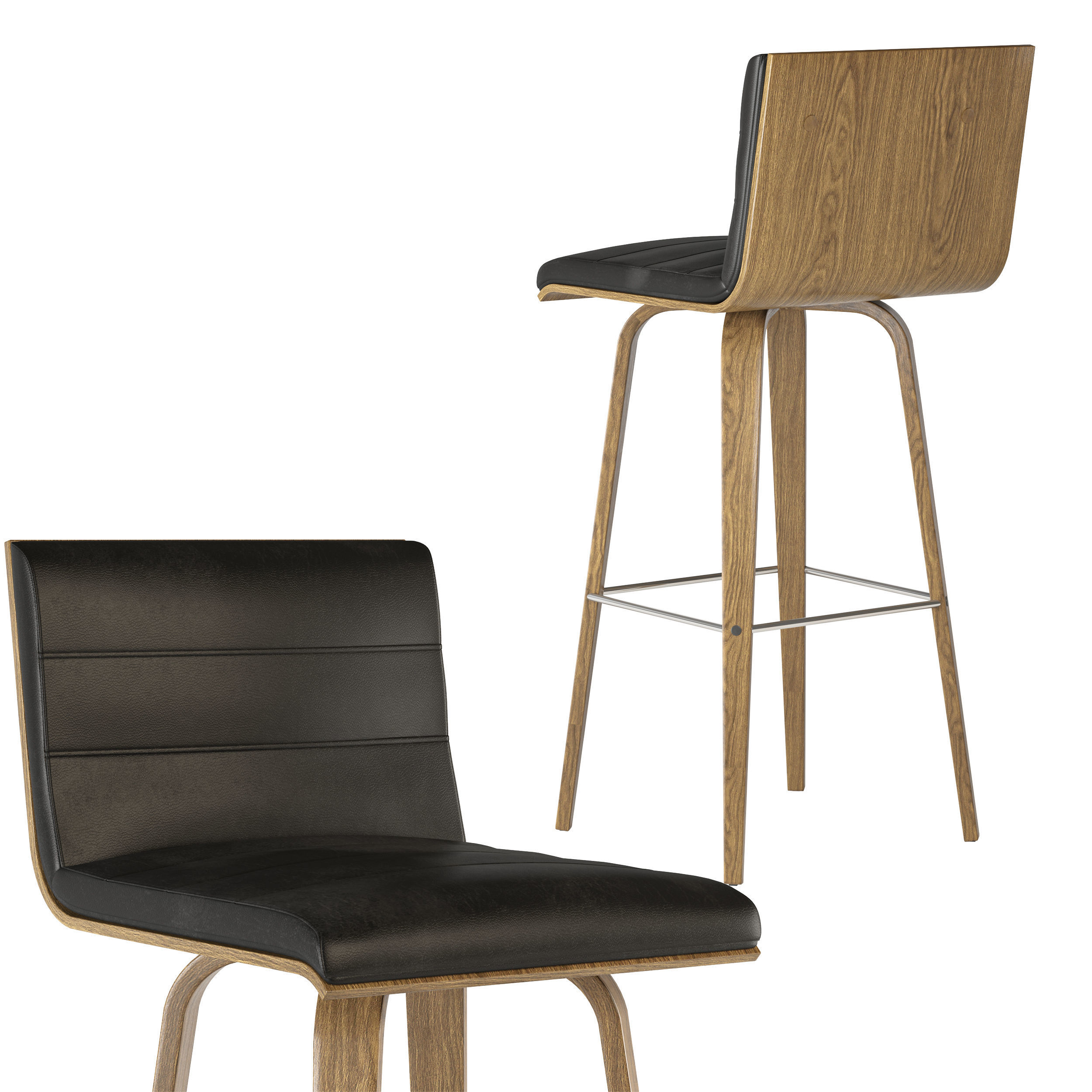 Bar Stool Armen Living Vienna 3D model CGTrader