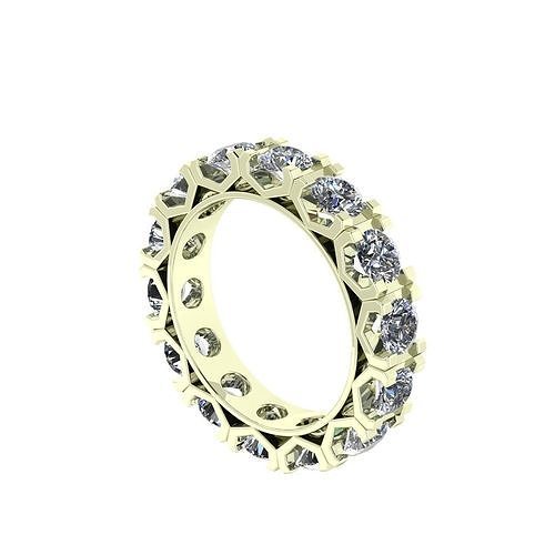 Band Ring Diamond 3D model 3D printable | CGTrader
