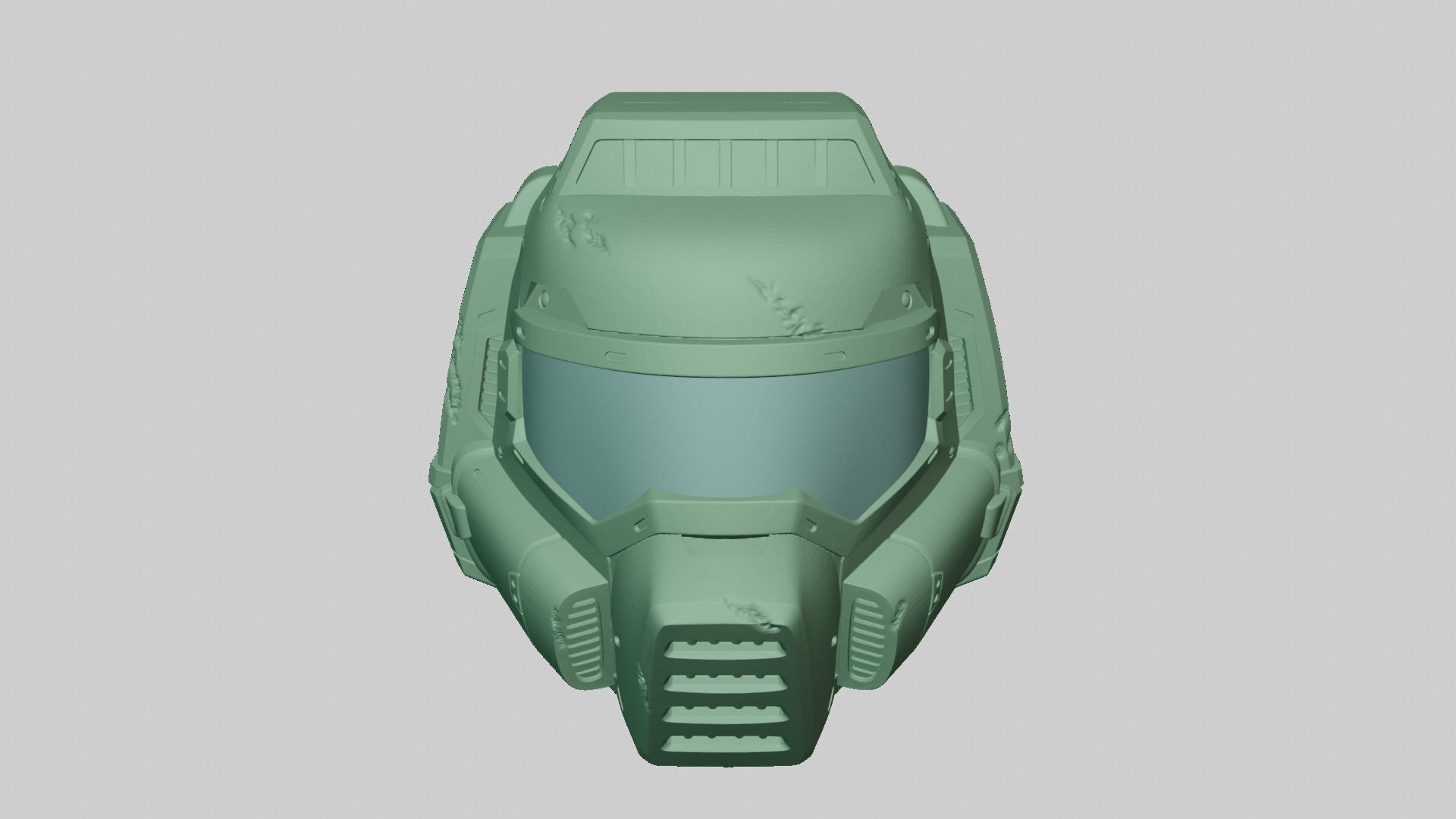 printable doom classic helmet wargaming 3D model 3D printable | CGTrader