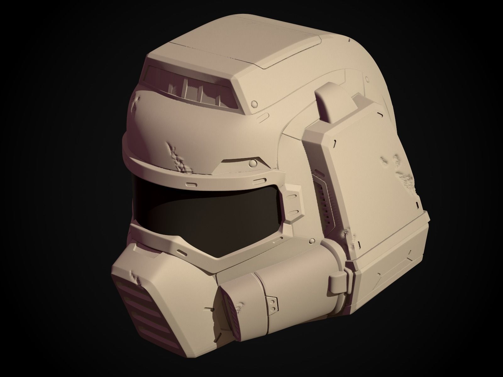 3d Printable Doom Helmet