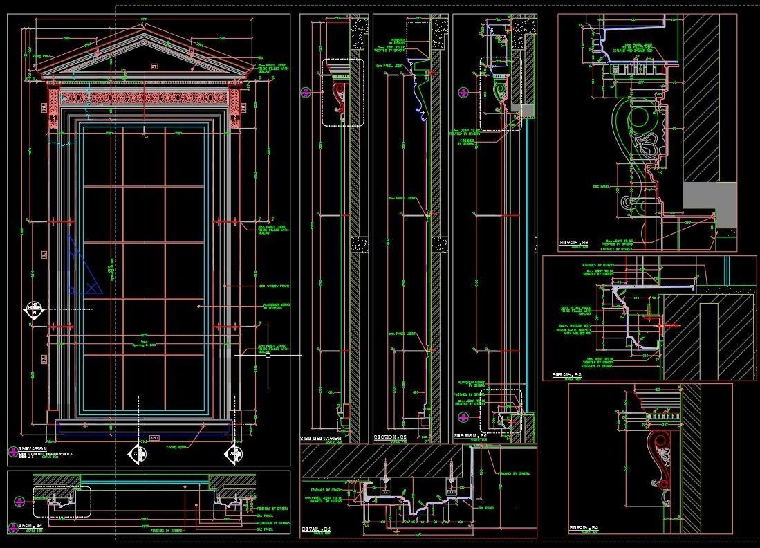 GRC cladding fixation details 3D model CGTrader