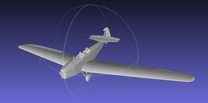 Airplane 3D model 3D model 3D printable | CGTrader