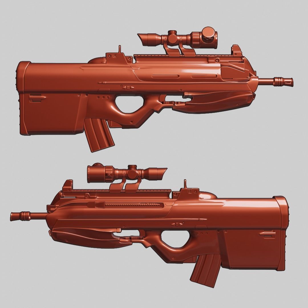 FN F2000 High Poly 3D model | CGTrader