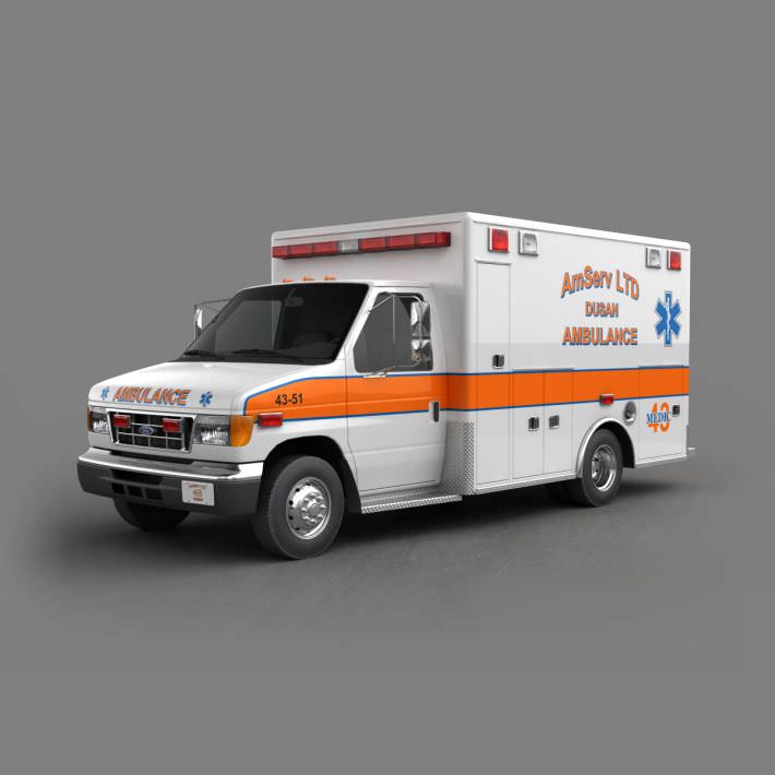 Equipped Emergency Vehicle 3D model CGTrader