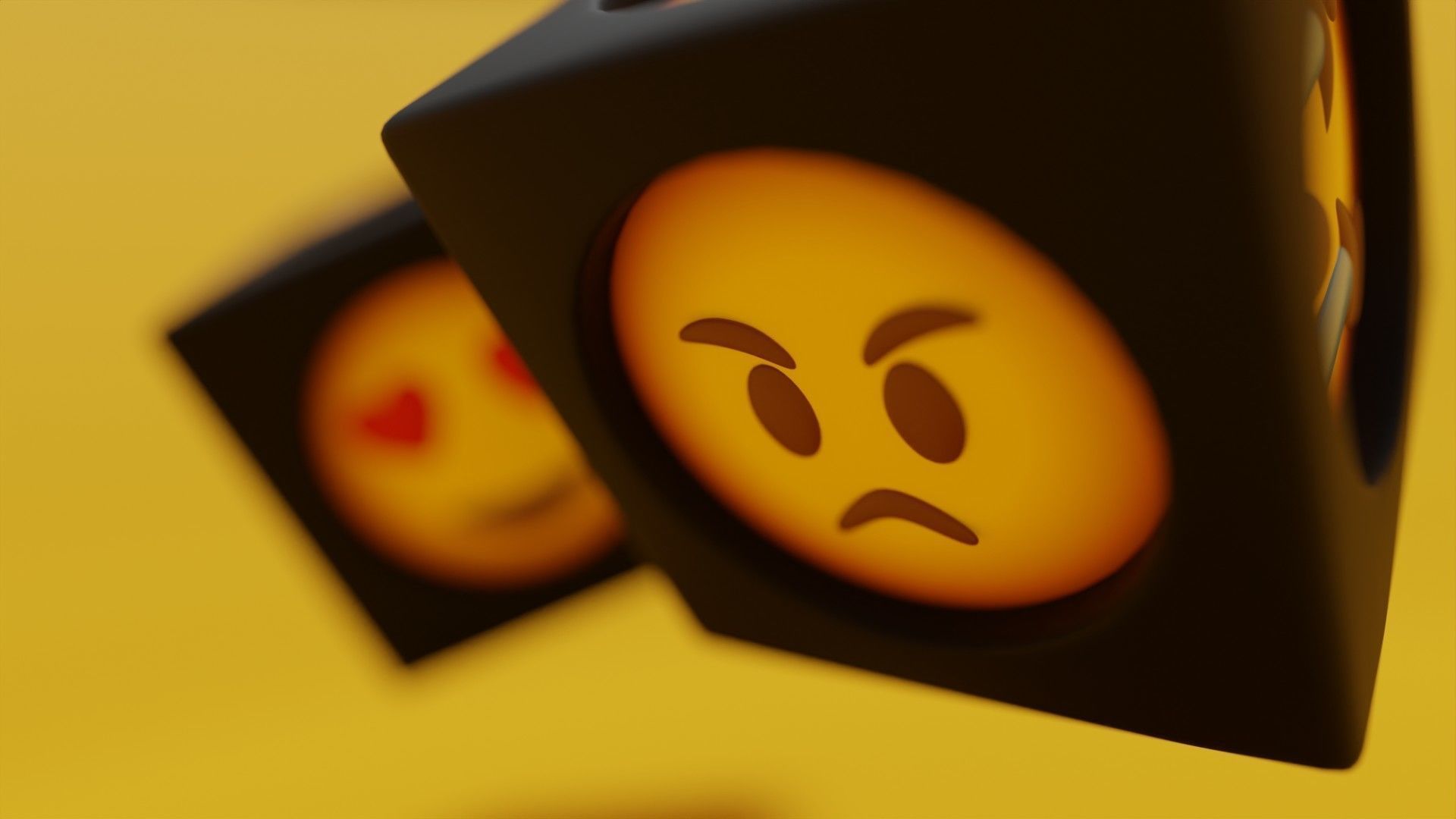 Emoji Dice 3D model CGTrader