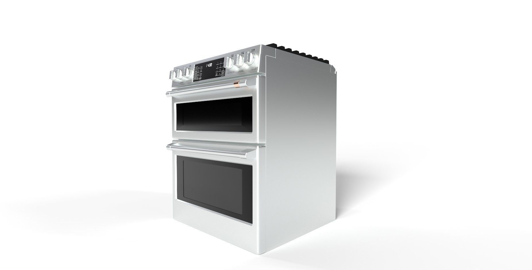 Cafe 30 inch DoubleOven Range with Convection 3D model CGTrader