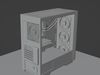 Custom Gaming PC free 3D model | CGTrader