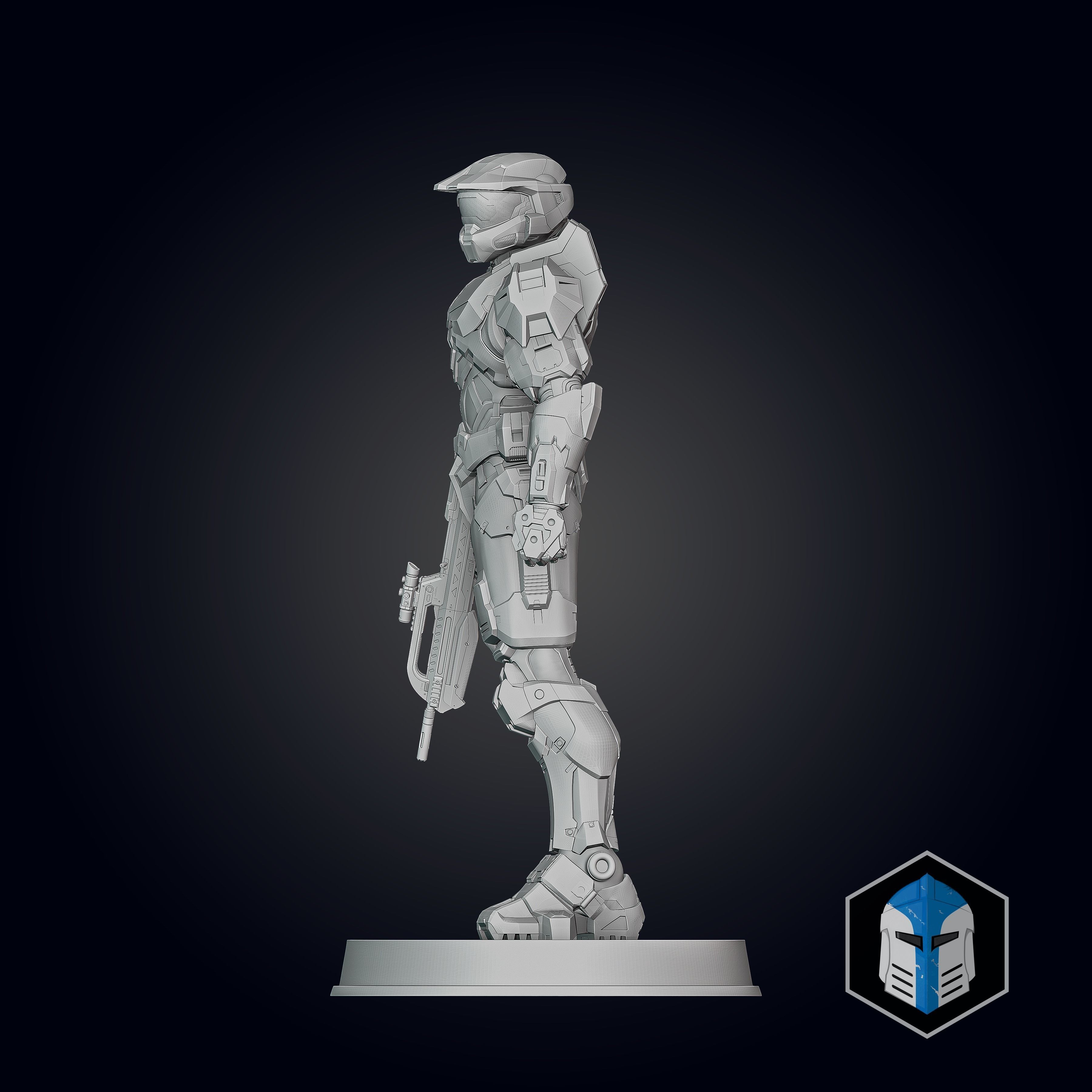Halo Infinite Master Chief Figurine - Pose 1 3D model 3D printable ...