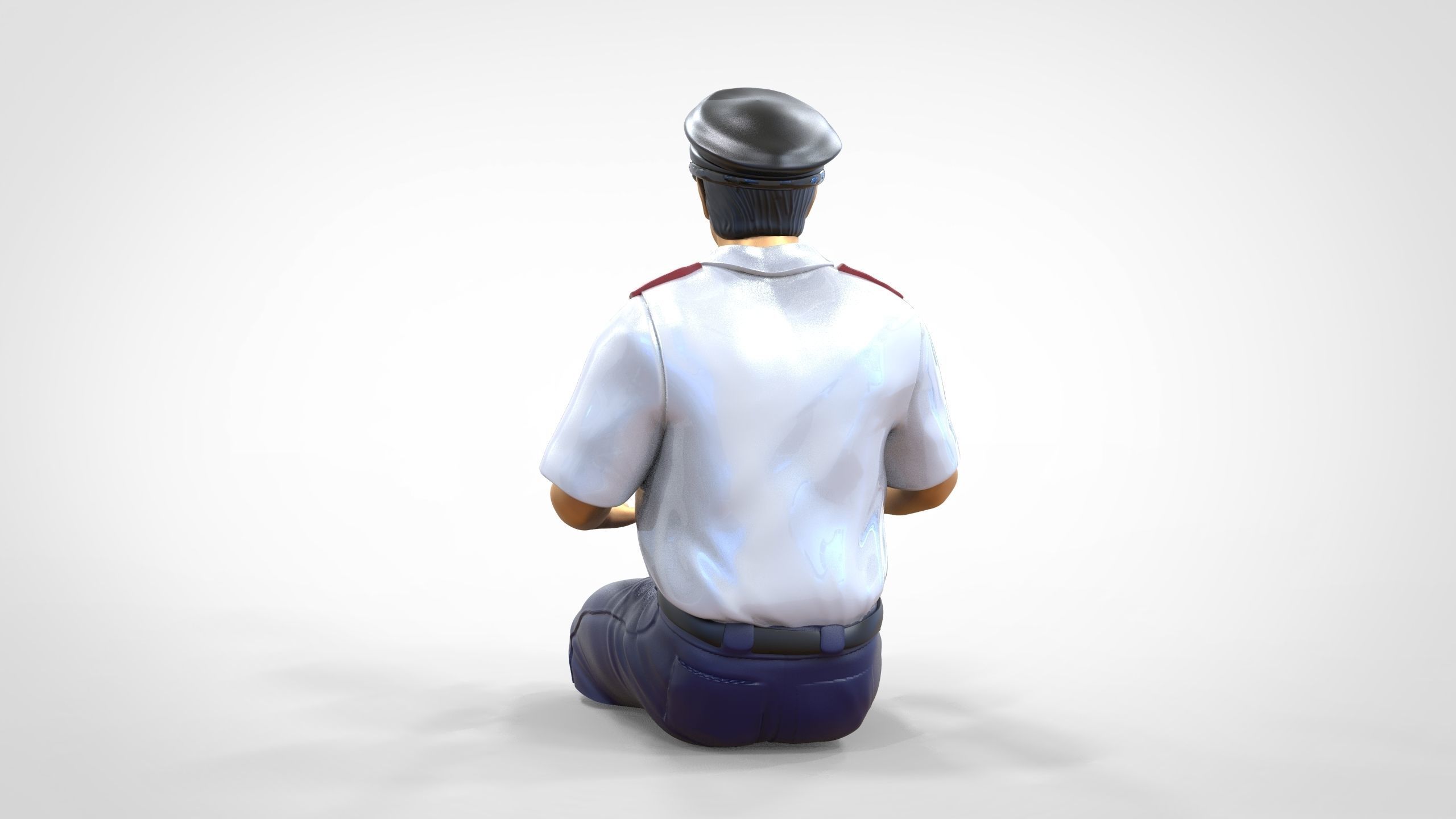 N2 City Train Driver 3D model 3D printable | CGTrader