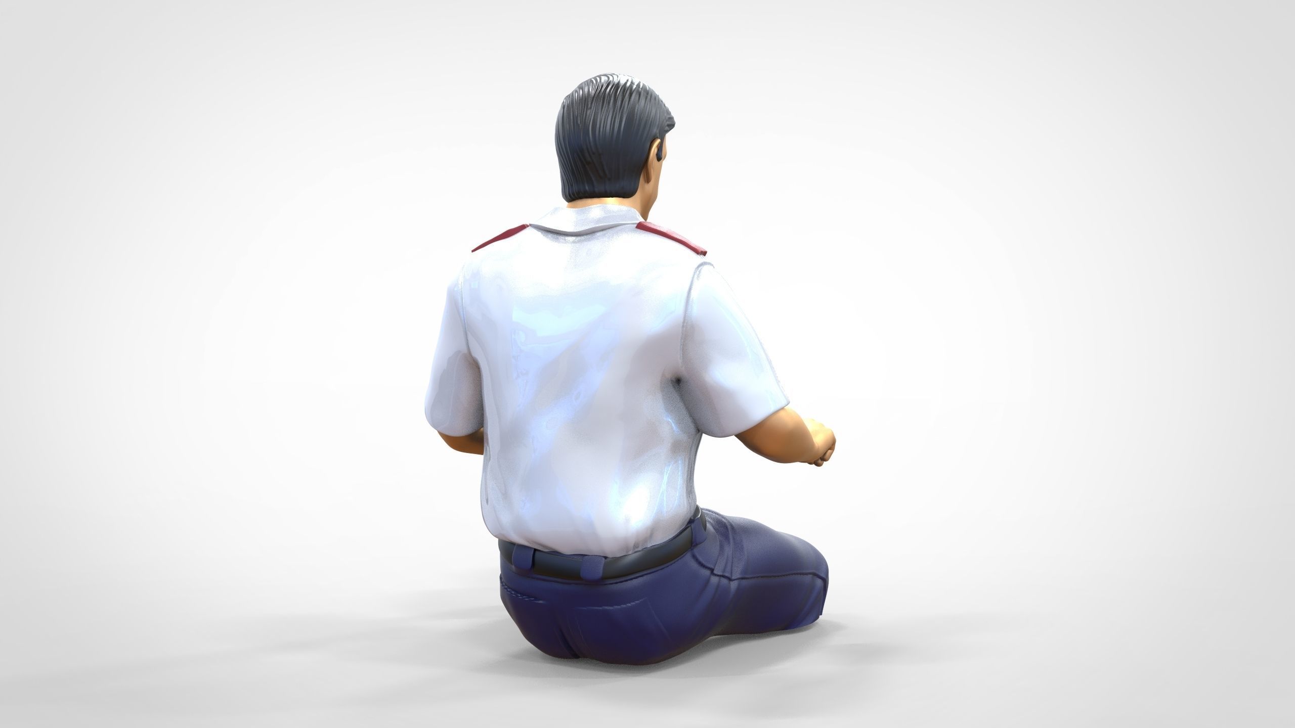 N2 City Train Driver 3D model 3D printable | CGTrader