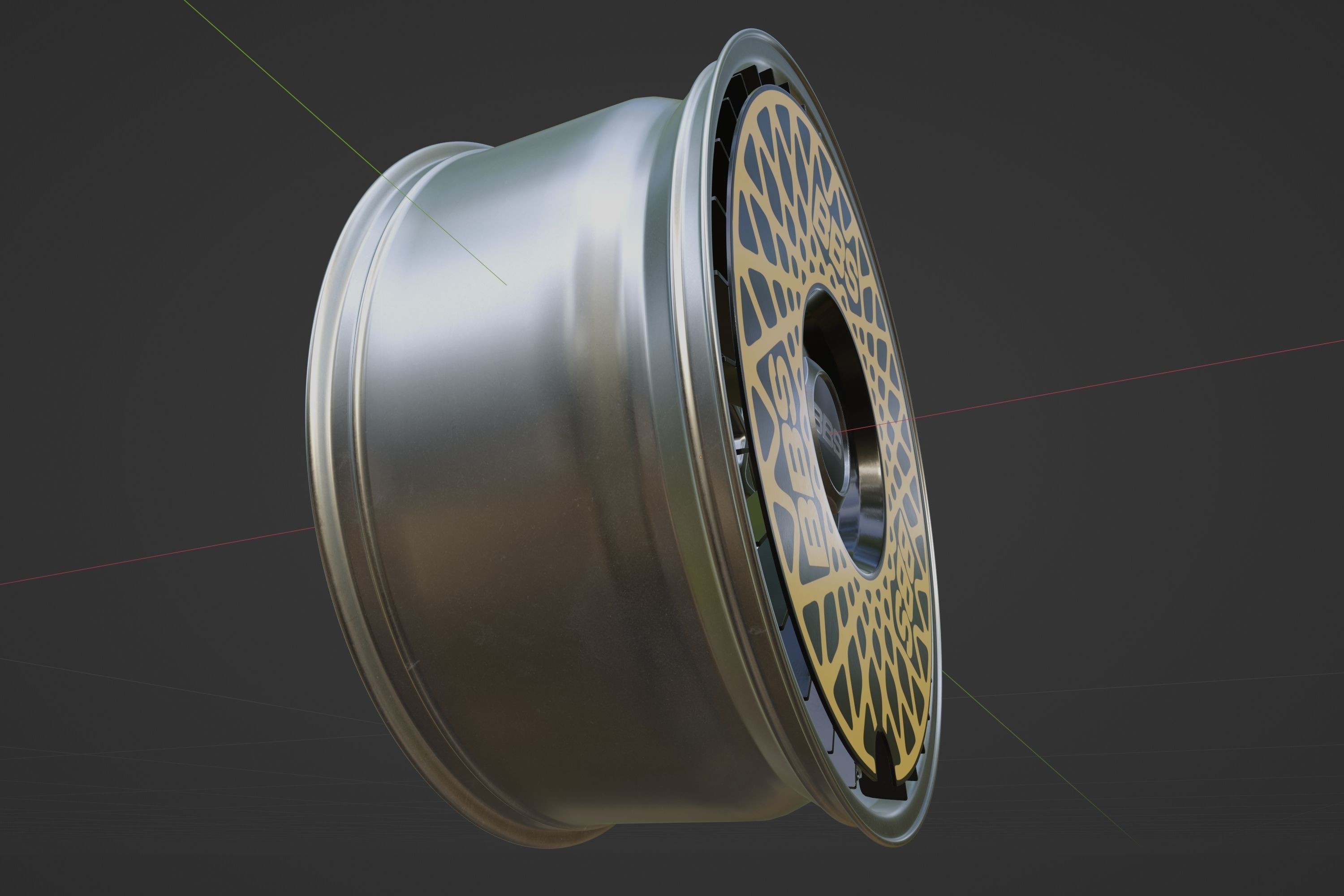 BBS RS Turbofan Car wheel 3D model | CGTrader