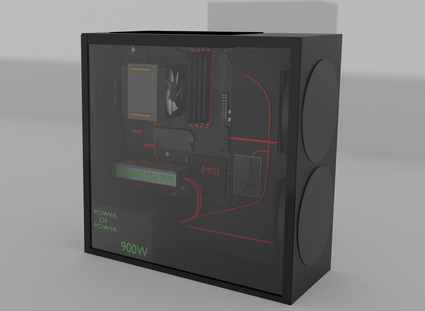 3D model PC Gaming x64 VR / AR / lowpoly CGTrader