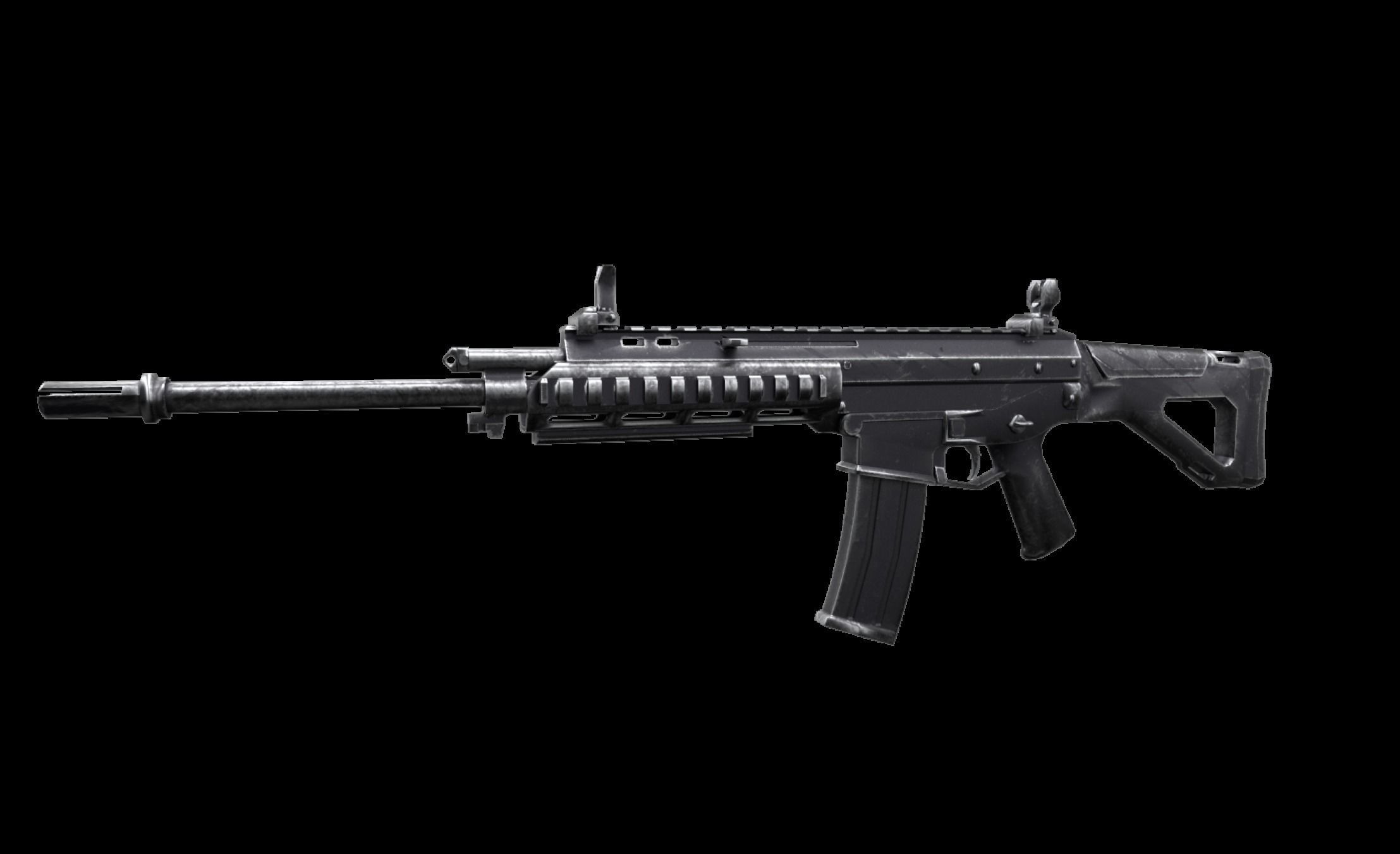 3D model ACR - Rifle Weapon VR / AR / low-poly | CGTrader
