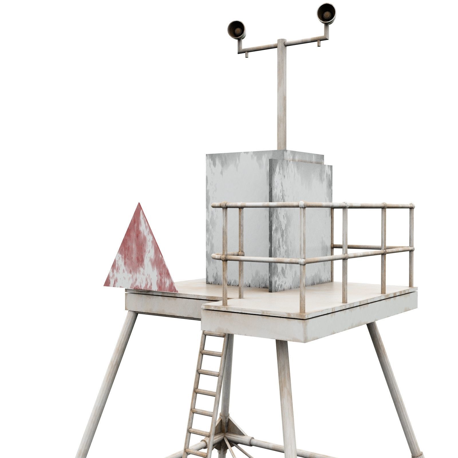 Molasses Reef Lighthouse 3D model CGTrader